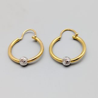 Örhängen i Flerfärgat Guld 18K 4.85g 32mm