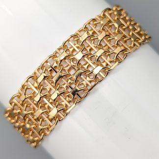 18.5cm X-Länk med Stav i Guld 18K 25.01g