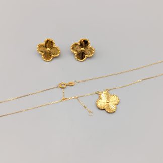 Matchande Set i Guld 18K 3.83g 15mm