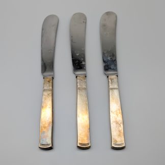 3 st Smörknivar i Silver Rosenholm S830 131.15g 161mm