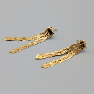 Örhängen i Guld 9K 1.11g 31mm