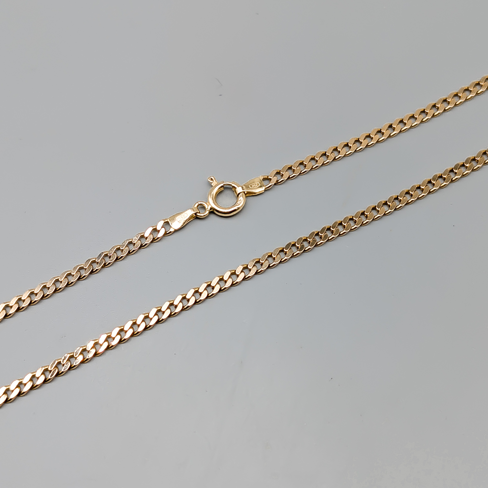 46cm Pansarlänk i Guld 18K 10.2g