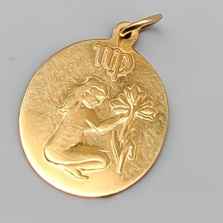 Hänge i Guld Stjärntecken Jungfrun 18K 1.65g 16mm