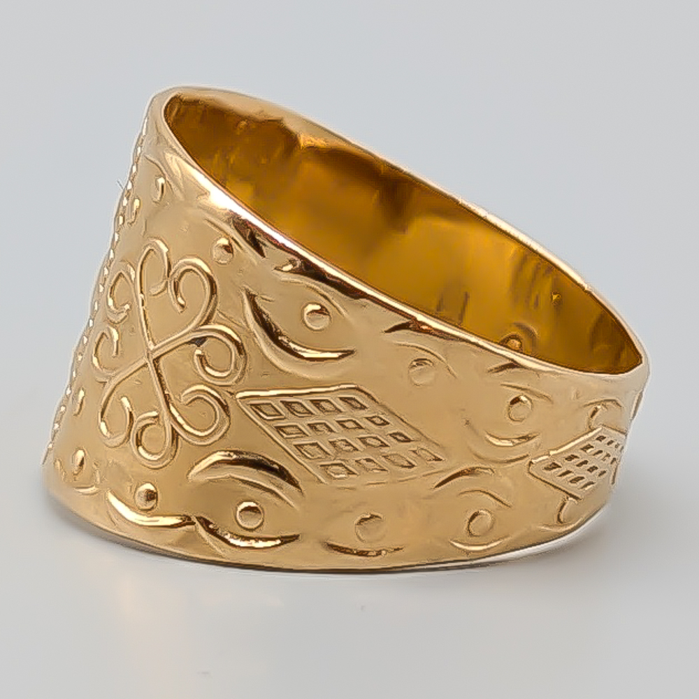 Ring i Guld 18K 4.66g 17mm - Bild 2