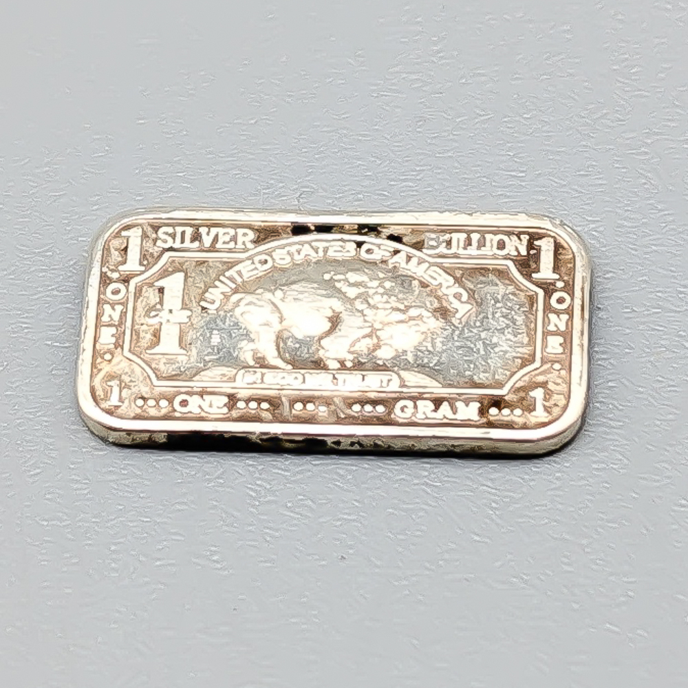 Investeringstacka i Silver 1 g USA S999 1g 15mm