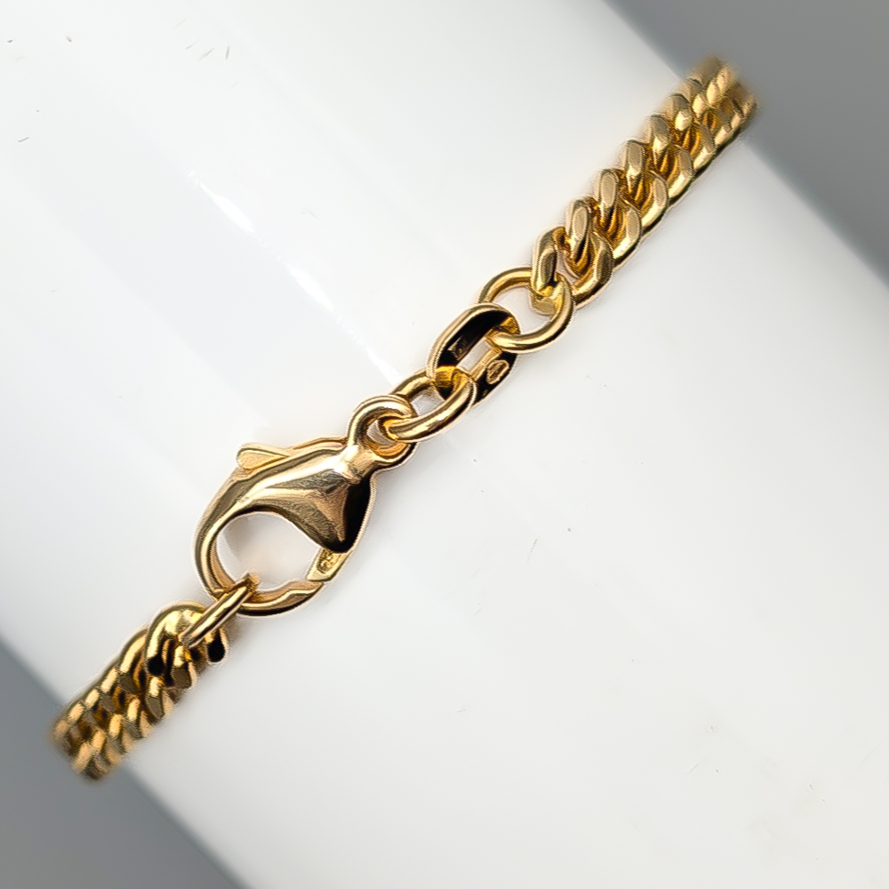 20cm Pansarlänk i Guld 18K 10.04g - Bild 2