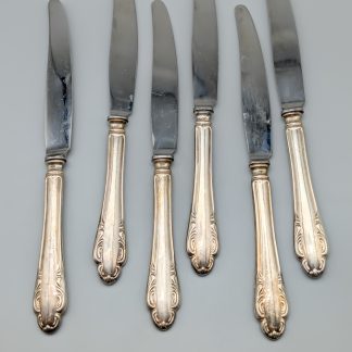 6 st Förrättsknivar i Silver Haga S830 187.14g 182mm