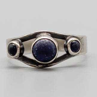 Ring i Silver med Sten S925 1.75g 16mm