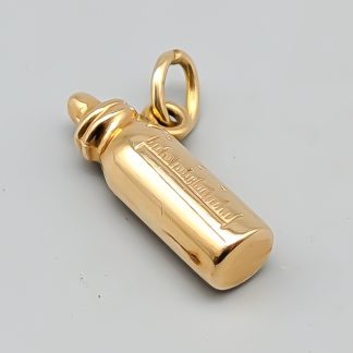 Hänge i Guld Nappflaska 18K 0.75g 17mm