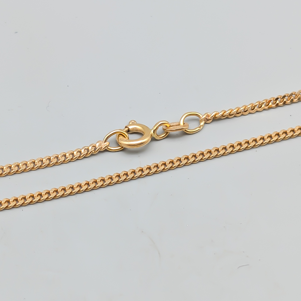 50cm Pansarlänk i Guld 18K 6.77g
