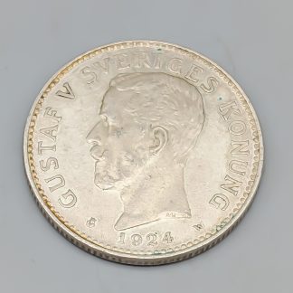 1 st 2 kr Sverige 1924 S800 15g 31mm