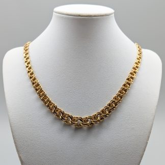 47cm Doserad Bismarcklänk i Guld 18K 55.3g