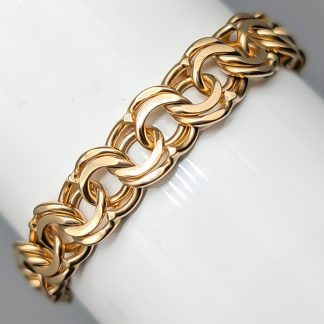 20cm Bismarcklänk i Guld 18K 24.77g