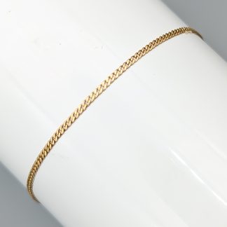 19.5cm Pansarlänk i Guld 18K 0.89g
