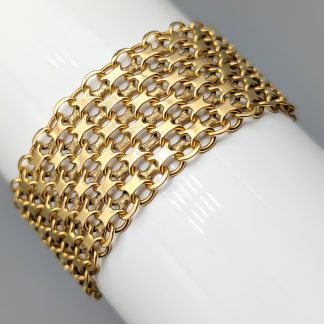 19cm X-Länk i Guld 18K 36.98g