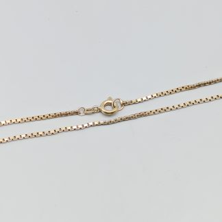 39cm Venezialänk i Förgyllt Silver S830 3.65g