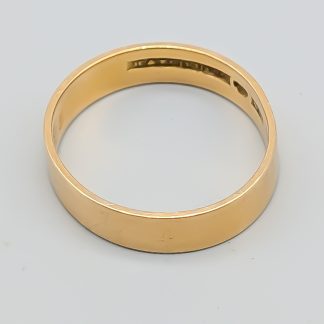 Slät ring i Guld 18K 4.43g 19.25mm