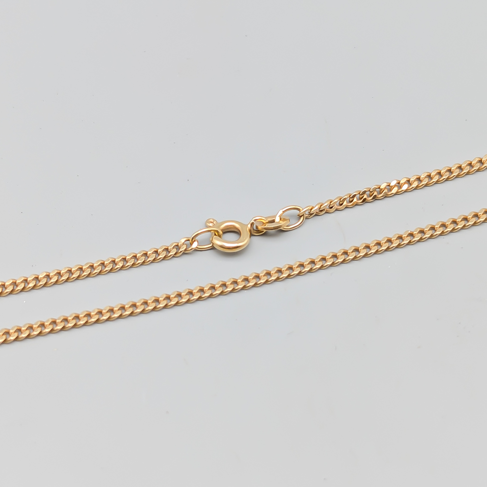 51.5cm Pansarlänk i Guld 18K 7.76g