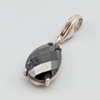 Thomas Sabo Berlock i Silver med Svart Sten S925 2.01g 23mm