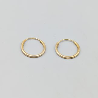 Creoler i Förgyllt Silver S925 0.37g 13mm