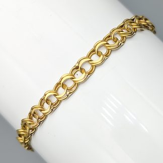 19.5cm Bismarcklänk i Guld 18K 5.13g