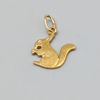 Hänge i Guld Ekorre 18K 0.68g 13mm