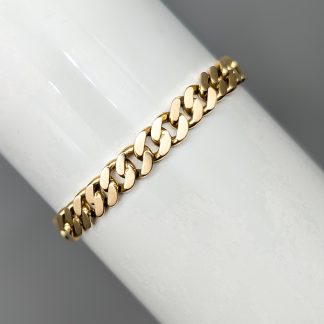 19cm Pansarlänk i Guld 18K 15.75g