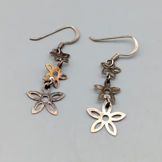 Örhängen i Silver Blommor S925 1.38g 36mm