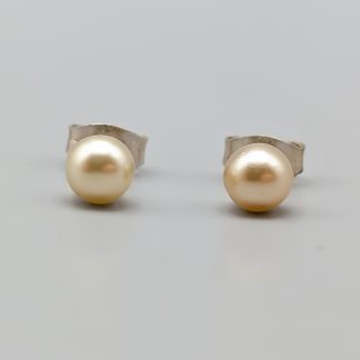 Örhängen i Silver med Fauxpärlor S830 0.62g 5mm