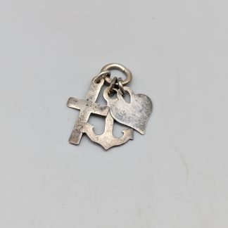 Hänge i Silver Tro, Hopp och Kärlek S830 0.64g 15mm