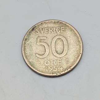 50 öre Sverige 1954 S400 4.8g 22mm