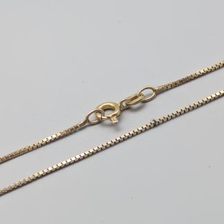 42cm Venezialänk i Förgyllt Silver S925 2.39g