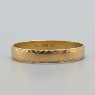 Flemming Uziel Mönstrad ring i Guld 18K 2.99g 22mm