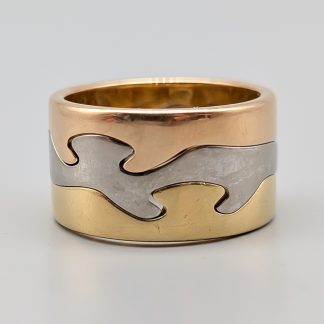 Georg Jensen "Fusion ring" Ring i Flerfärgat Guld 18K 17.95g 18.75mm