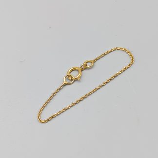 Förlängningskedja i Guld 14K 0.43g 8mm