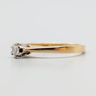 Solitärring i Flerfärgat Guld med Diamant-1
