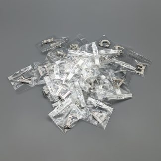 Parti Silver Bokstavshängen med Vita Stenar S925 308.8g 0mm