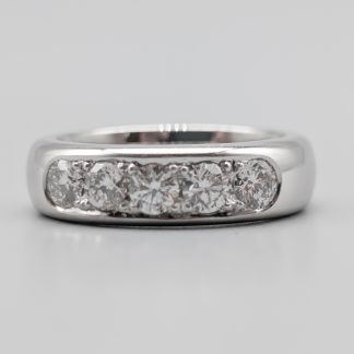 Diamantring i Vitguld-2