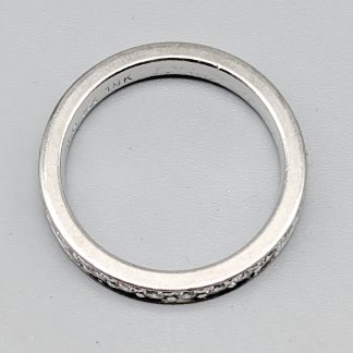 Schalins Alliansring i Vitguld med Diamanter-0