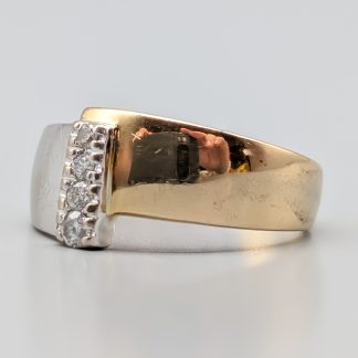 Diamantring i Flerfärgat Guld-1