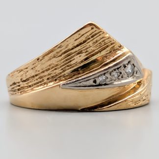 Diamantring i Flerfärgat Guld-2