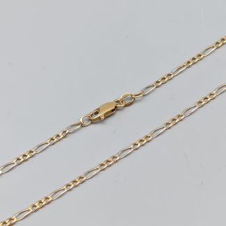 57cm Figarolänk i Guld 18K 6.91g