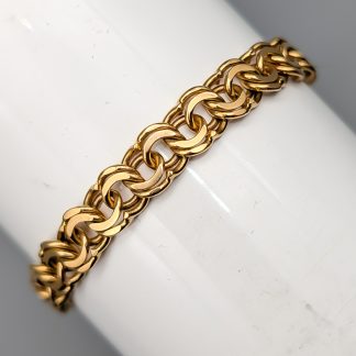 18.5cm Bismarcklänk i Guld 18K 13.91g