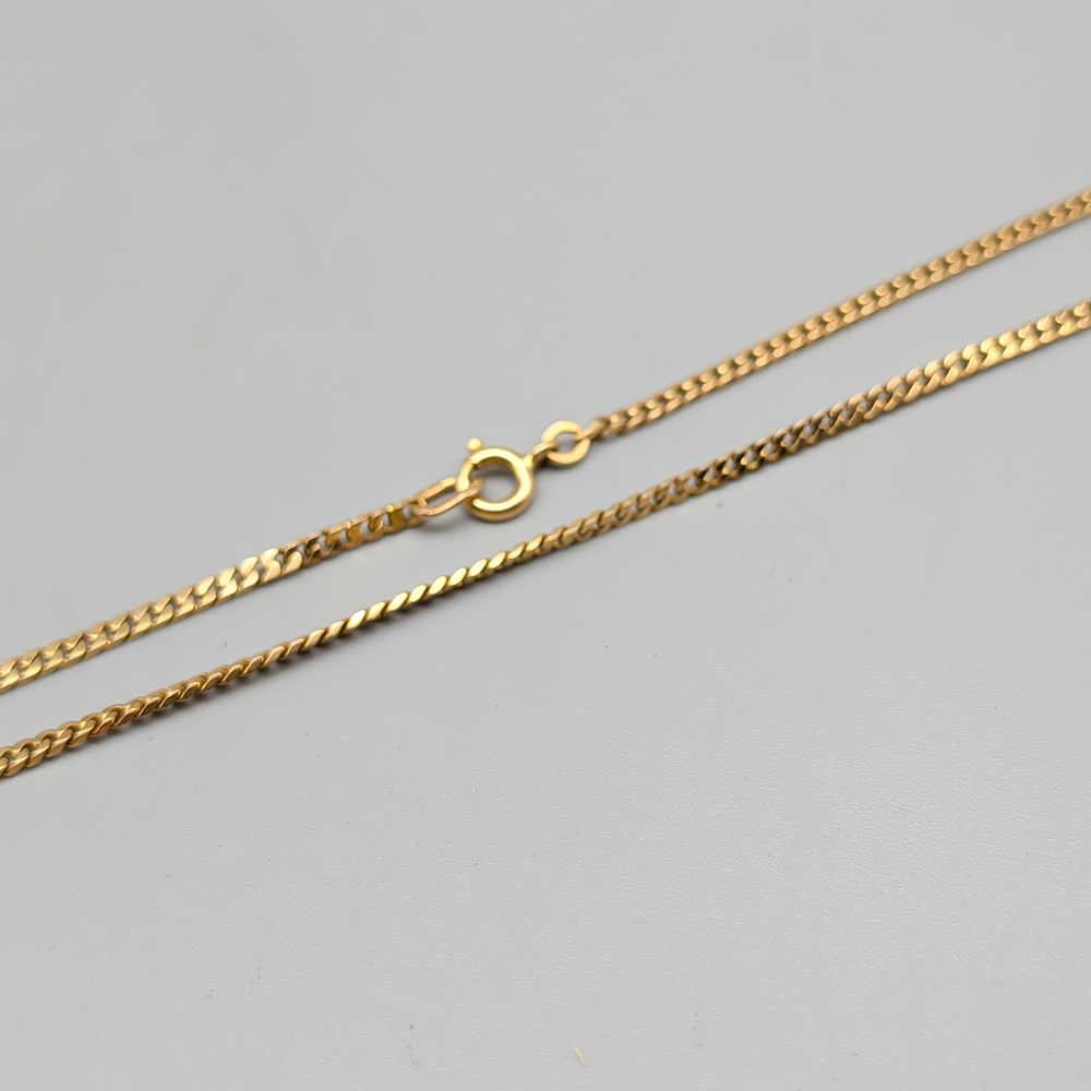 60.5cm Pansarlänk i Guld 18K 9.01g