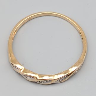 Diamantring i Guld-0