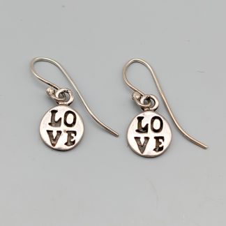 Örhängen i Silver "Love" S925 2.45g 25mm