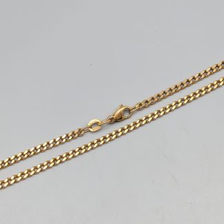 54.5cm Pansarlänk i Guld 18K 13.41g