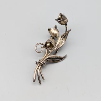 Brosch i Silver Blommor S830 4.89g 50mm