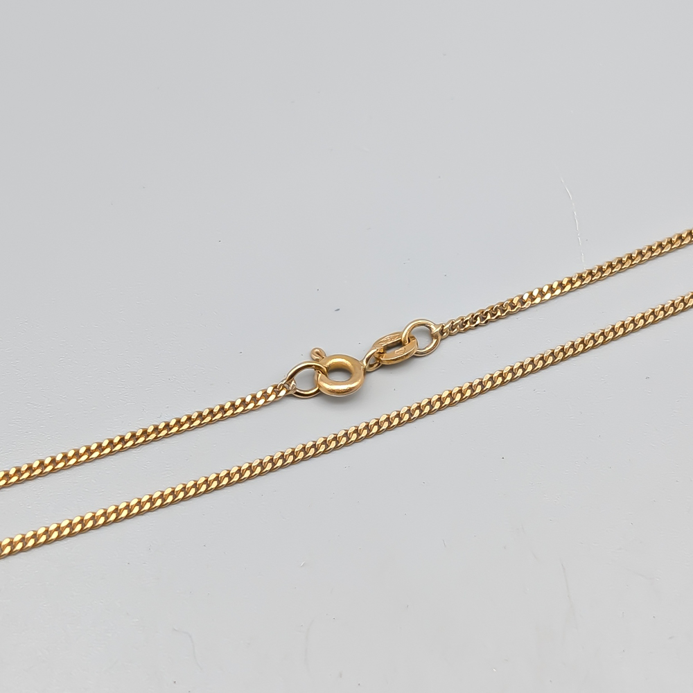 45cm Pansarlänk i Guld 18K 4.41g
