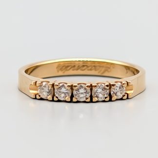 Schalins Diamantring i Guld 18K 2.99g 17.25mm